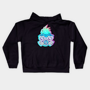 Punky Gas Mask - Sparkle Ed. Kids Hoodie